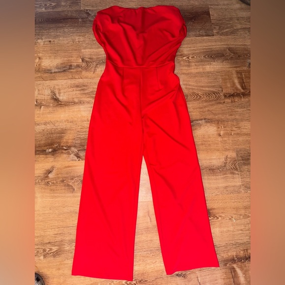 other Pants - Elegant Red Jumpsuit